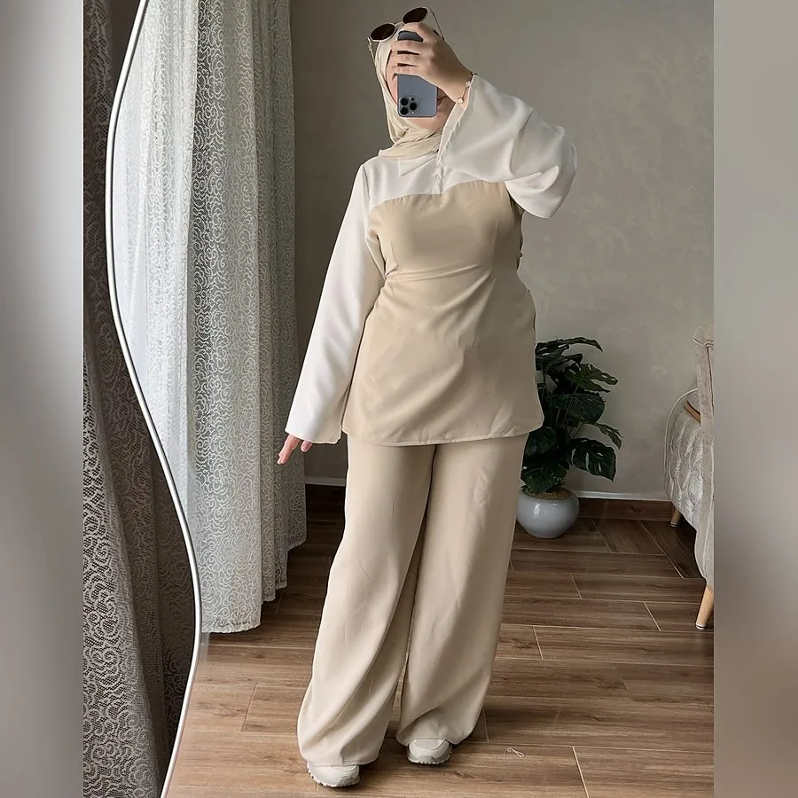Ensemble CHEMISE — Beige